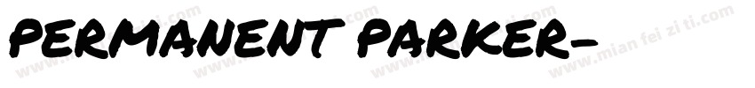 PERMANENT PARKER字体转换